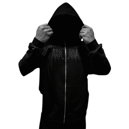 Abyssal Wraith Oversized Zip up Hoodie [DARKNESS]