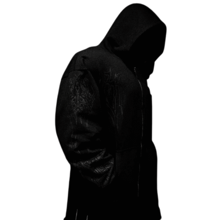 Abyssal Wraith Oversized Zip up Hoodie [DARKNESS] d