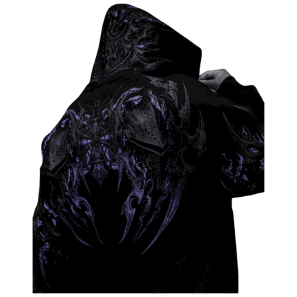 Berserker Oversized Zip up Hoodie [DUSK] d