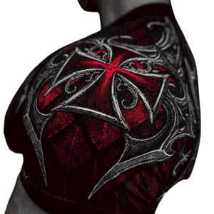 Breathe Divinity Armored Short Sleeve Compression BLOOD METAL fd.png