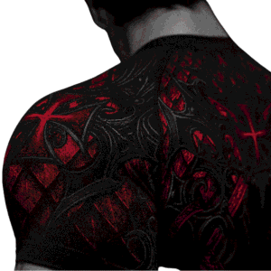 Breathe Divinity Armored Short Sleeve Compression NIGHTMARE f.png