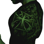 Breathedivinity Void Tech™ Armored Short Sleeve Compression POISON f.png