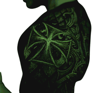 Breathedivinity Void Tech™ Armored Short Sleeve Compression POISON f.png