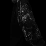Fallen Knight Uncuffed Banana shape sweatpants VOID BLACK.webp