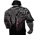 Heaven’s Gate Oversized T Shirt [BLOSSOM PINK] f