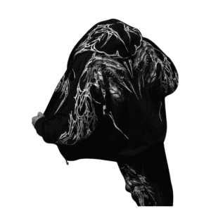 Tarnished Leviathan Oversized Zip up Hoodie VOID BLACK f.png