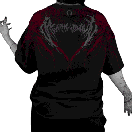 Women’s Abyssal Oversized Lightweight Tee [NIGHTMARE] d