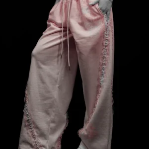 Womens Faerie Banana Shaped Uncuffed Sweatpants BLUSHVEIL PINK.webp