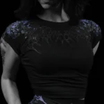 Womens Soul Thorn Cropped Baby Tee DUSK.webp