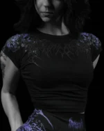 Womens Soul Thorn Cropped Baby Tee DUSK.webp