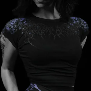 Womens Soul Thorn Cropped Baby Tee DUSK.webp