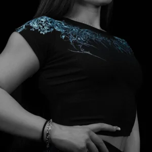 Womens Soul Thorn Cropped Baby Tee FROST.webp