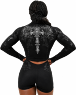 Womens Void Tech™ Boneveil Open Back Bodysuit FROST.png